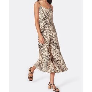 Joie Animal Print Midi Dress